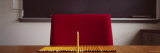 Row of Pencils on a Conference Table Photographic Print by Panoramic Images 
