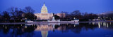 Reflection of a Government Building in Water, Capitol Building, Washington D.C., USA Photographic Print by Panoramic Images 
