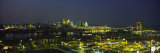 Buildings Lit Up at Night, Cincinnati, Ohio, USA Photographic Print by Panoramic Images 