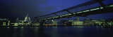 Bridge Across a River, Millennium Bridge, Thames River, London, England Photographic Print by Panoramic Images
