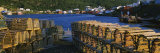 Stack of Lobster Traps on the Coast, Salvage, Newfoundland and Labrador, Canada Lámina fotográfica por Panoramic Images