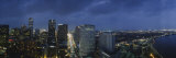 Buildings Lit Up at Night, New Orleans, Louisiana, USA Photographic Print by Panoramic Images 