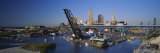 Boats in a River, Cleveland, Ohio, USA Photographic Print by Panoramic Images 