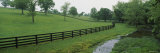 Fence in a Field, Woodford County, Kentucky, USA Photographic Print by Panoramic Images 