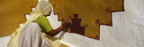 Woman Painting on a Wall, Thar Desert, Jaisalmer, Rajasthan, India Lámina fotográfica por Panoramic Images Woman Painting on a Wall, Thar Desert, Jaisalmer, Rajasthan, India Lámina fotográfica por Panoramic Images