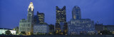 Buildings Lit Up at Night, Columbus, Ohio, USA Photographic Print by Panoramic Images 
