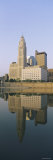 Reflection of Buildings in a River, Scioto River, Columbus, Ohio, USA Photographic Print by Panoramic Images 