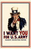 I Want You For US Army Impressão de alta qualidade I Want You For US Army Impressão de alta qualidade