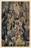 Violon and Jug Kunst av Georges Braque Violon and Jug Kunst av Georges Braque
