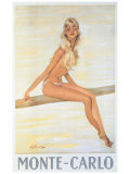 Monte-Carlo Giclée-Druck von Jean-Gabriel Domergue