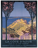 Cote d'Azur Cap Ferrat reproduction procédé giclée par George Dorival