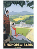 St. Honoré les Bains reproduction procédé giclée par Roger Broders