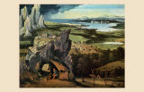 Saint Jerome on the Road Affiches par Joachim Patinir