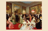 Une Soiree a l'Hotel de Verteillac, 35 Bd des Invalides Print by Horace De Callias