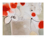Red Licorice Poster by Marsha Boston