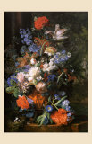 Bouquet de Fleurs, Vers 1730 Poster by Jan van Huysum Bouquet de Fleurs, Vers 1730 Poster by Jan van Huysum
