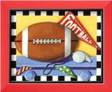 Football Poster by Kathy Middlebrook