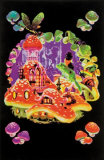 Mushroom Frog Prints