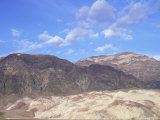 Black Mountains Landscape, Death Valley, California, USA Print by David Kjaer