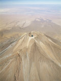 Aerial View of Exinct Licancabur Volcano, Bolivia Print by Doug Allan