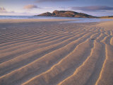 Sand Patterns on the Beach Coll Inner Hebrides, Scotland, UK Plakat av Niall Benvie