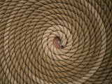 Coiled Deck Ropes on Board M/S Hiorten from 1692 Sweden Poster by Staffan Widstrand