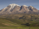 Chimborazo Mountain (6310 Meters) the Highest Mountain in Ecuador, Chimborazo Reserve, Ecuador Posters by Pete Oxford