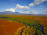 Aerial View of Kronotskaya River in September, Kronotsky Zapovednik Reserve, Russia Photo by Igor Shpilenok