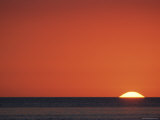 Sun Setting Over Gulf of Mexico, Florida, USA Prints by Rolf Nussbaumer