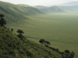Looking Down into Ngorongoro Crater, Tanzania, East Africa, Unesco World Heritage Site Photographie par Staffan Widstrand