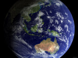 Full Earth from Space Showing Australia Photographie par Stocktrek Images 