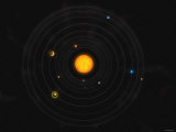 Le système solaire Photographie par Stocktrek Images 