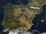 The Iberian Peninsula: Spain & Portuagal, Photographic Print