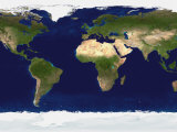The Blue Marble: Land Surface, Ocean Color and Sea Ice Lámina fotográfica por Stocktrek Images The Blue Marble: Land Surface, Ocean Color and Sea Ice Lámina fotográfica por Stocktrek Images