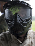 A Paintball Round Between the Eyes Photographie par Stocktrek Images 