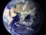View of the Earth from Space Showing the Eastern Hemisphere Photographie par Stocktrek Images 