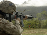 Conducting Drills with the M16-A2 Service Rifle Photographie par Stocktrek Images 