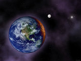 In This Artist's Visualization, the Earth is Shown at the Outer Edges of the Known Solar System Photographie par Stocktrek Images 