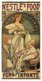 Nestle's Food for Infants Lámina giclée por Alphonse Mucha