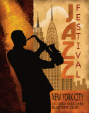 Jazz in New York, 1962 Pósters por Conrad Knutsen Jazz in New York, 1962 Pósters por Conrad Knutsen