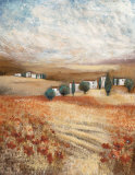 Hill Town Landscape II Affiches par Rosemary Abrahams
