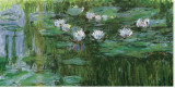 Waterlilies Stretched Canvas Print by Claude Monet