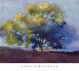 Twilight Oak III Poster by Dennis Rhoades