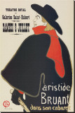 Aristide Bruant Stretched Canvas Print by Henri de Toulouse-Lautrec Aristide Bruant Stretched Canvas Print by Henri de Toulouse-Lautrec