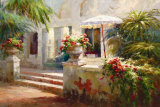 Terraza soleada Póster por Roberto Lombardi Terraza soleada Póster por Roberto Lombardi