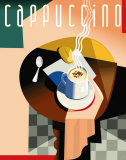 Cubist Cappuccino Plakater af Eli Adams