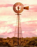 Rural Windmill Print by Lester Lefkowitz