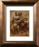 The Virgin and Child with Saint Anne and Saint John the Baptist, c.1500 Posters by Leonardo da Vinci 