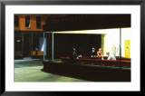 Noctámbulos, ca.1942 Láminas por Edward Hopper