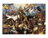 The Fall of the Rebel Angels, c.1562 Print by Pieter Bruegel the Elder